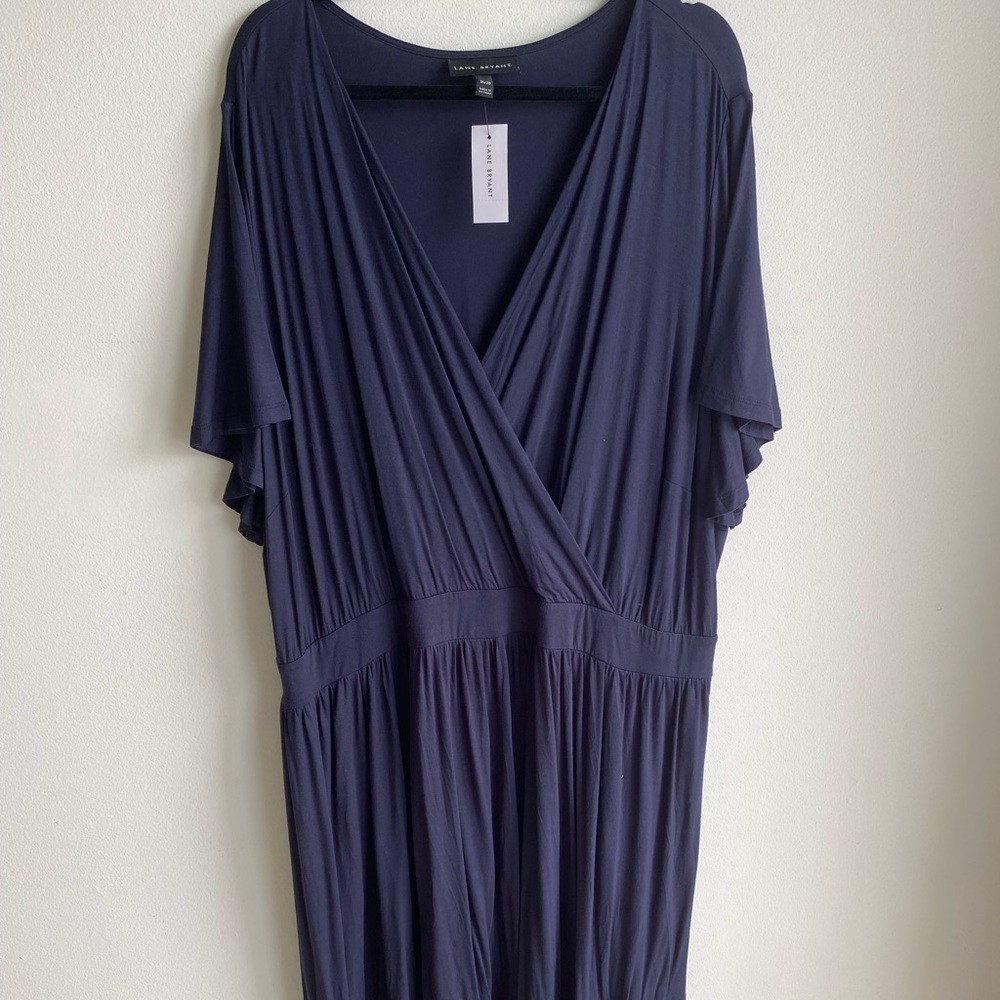 Mock wrap dress
